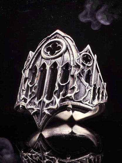 Gothic Armor Open Ring Adjustable 