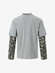 Camo Layered Long Sleeve Tee
