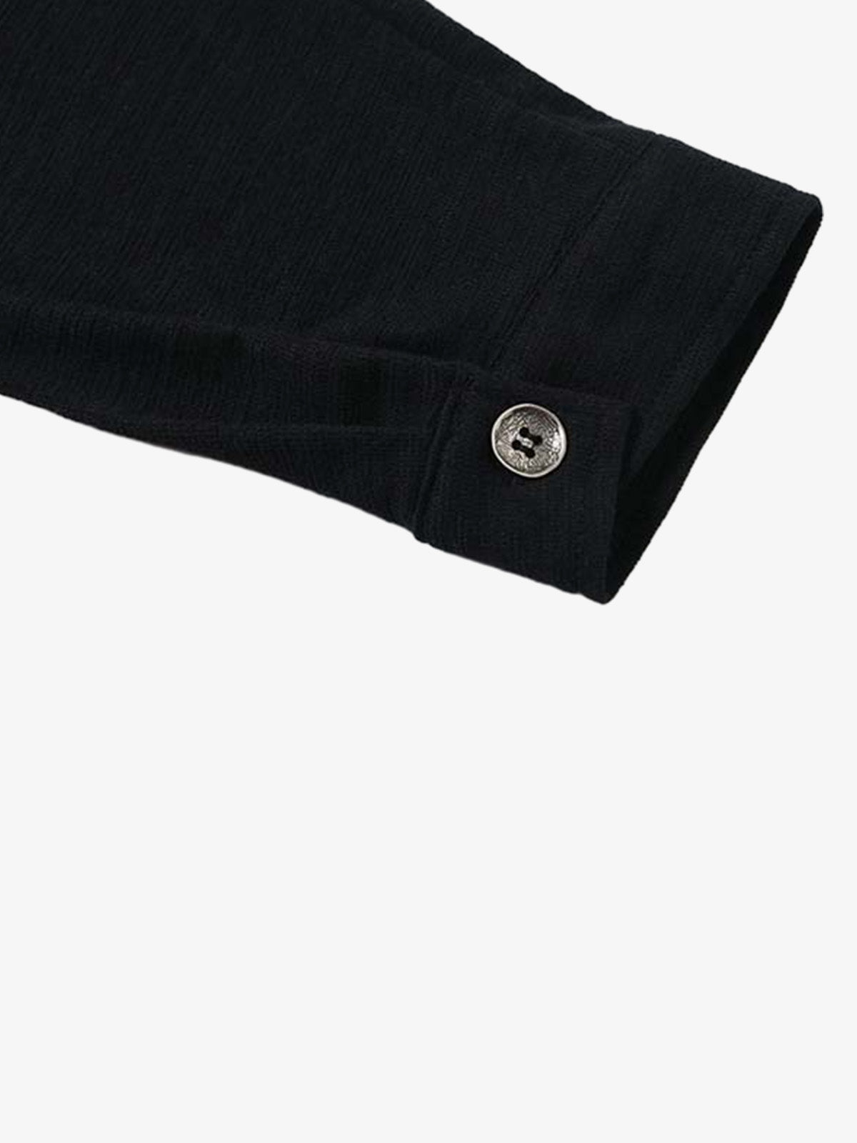 Letter Graphic Half-Zip Stand-Collar Long Sleeve Tee