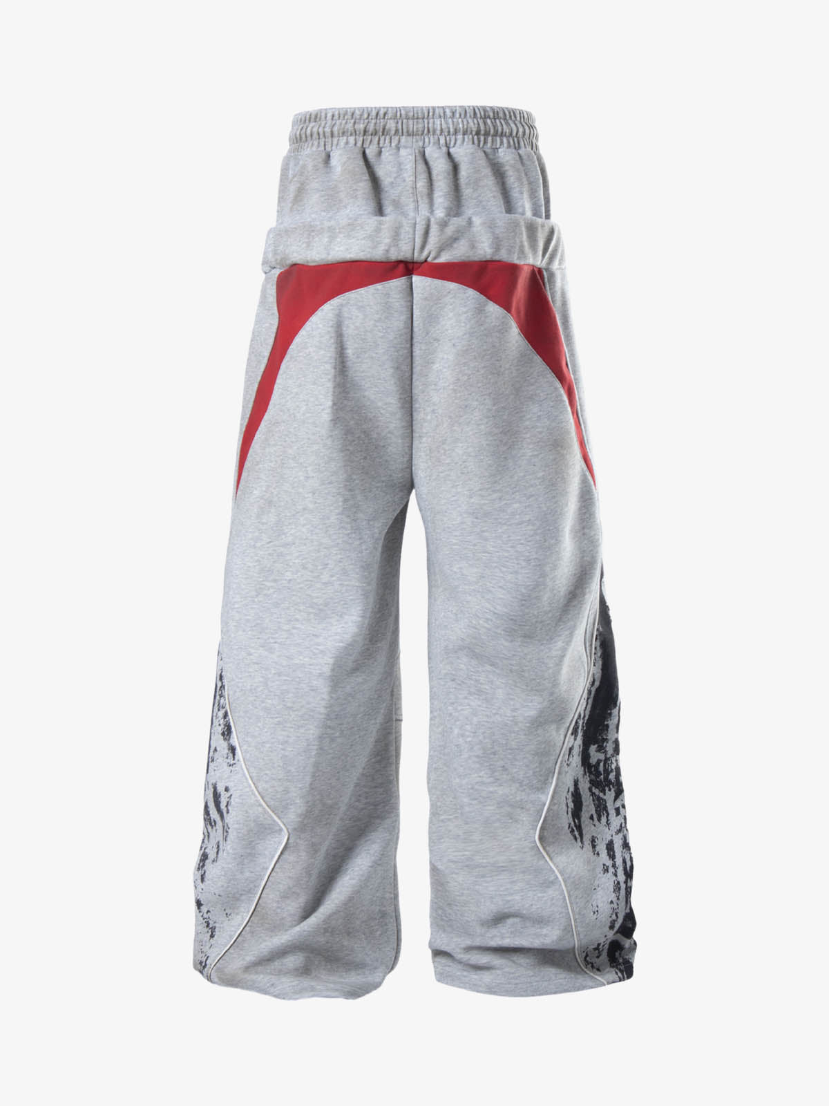 Foldover Waist Wide Leg Sweatpants 