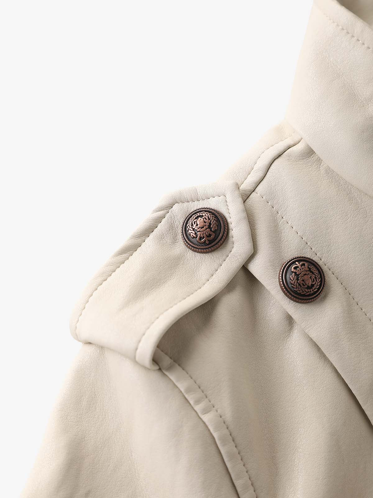 Napoleon Faux Leather Jacket