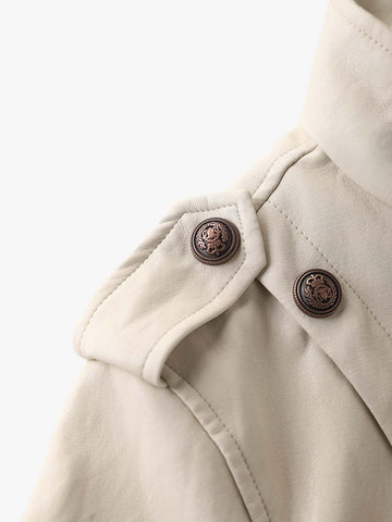 Napoleon Faux Leather Jacket