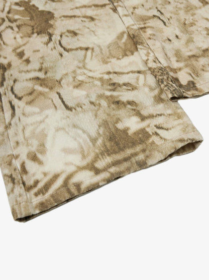 Vintage Washed Dirty Dye Wide-Leg Pants 