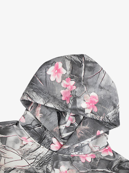 Vintage Floral Devil All-Over Print Hoodie 