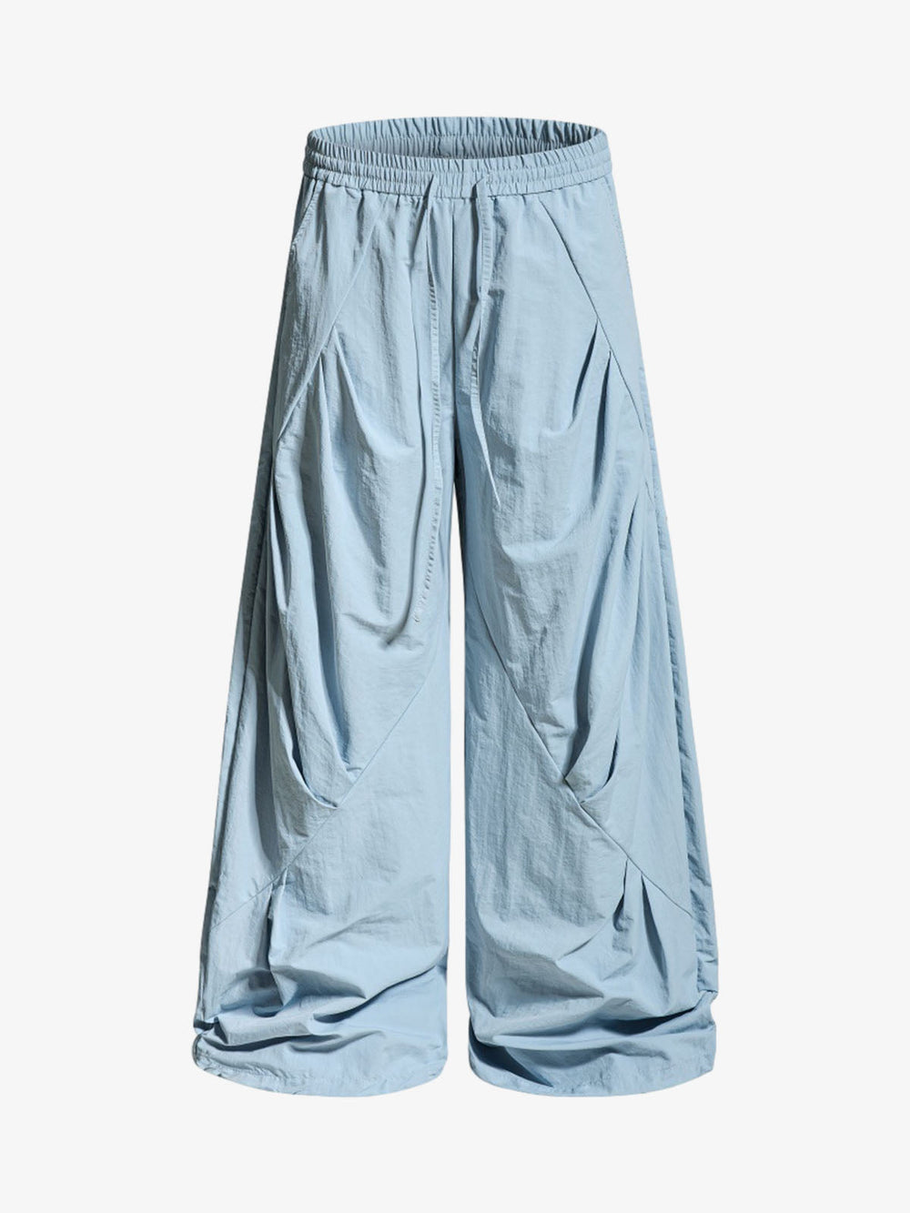 Relaxed Draped Wide Leg Pants 