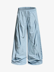 Relaxed Draped Wide Leg Pants 