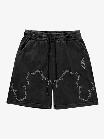 Short de survêtement délavé Thorn