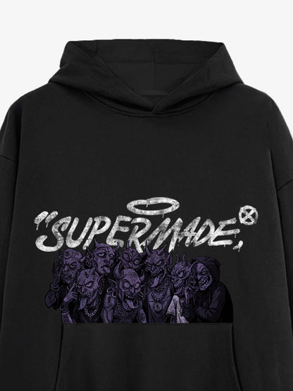 Thesupermade Dark Devil Maniac Hoodie 