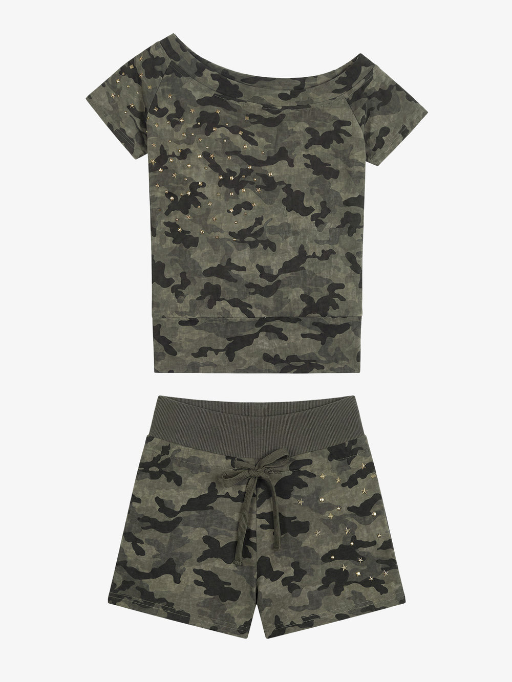 Camo Faux Fur Lounge Set