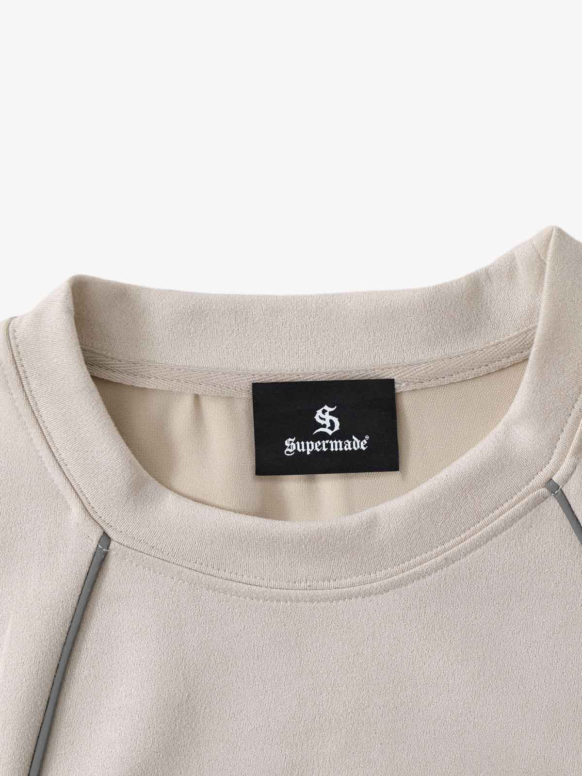 Reflektierendes, dekonstruiertes Sweatshirt
