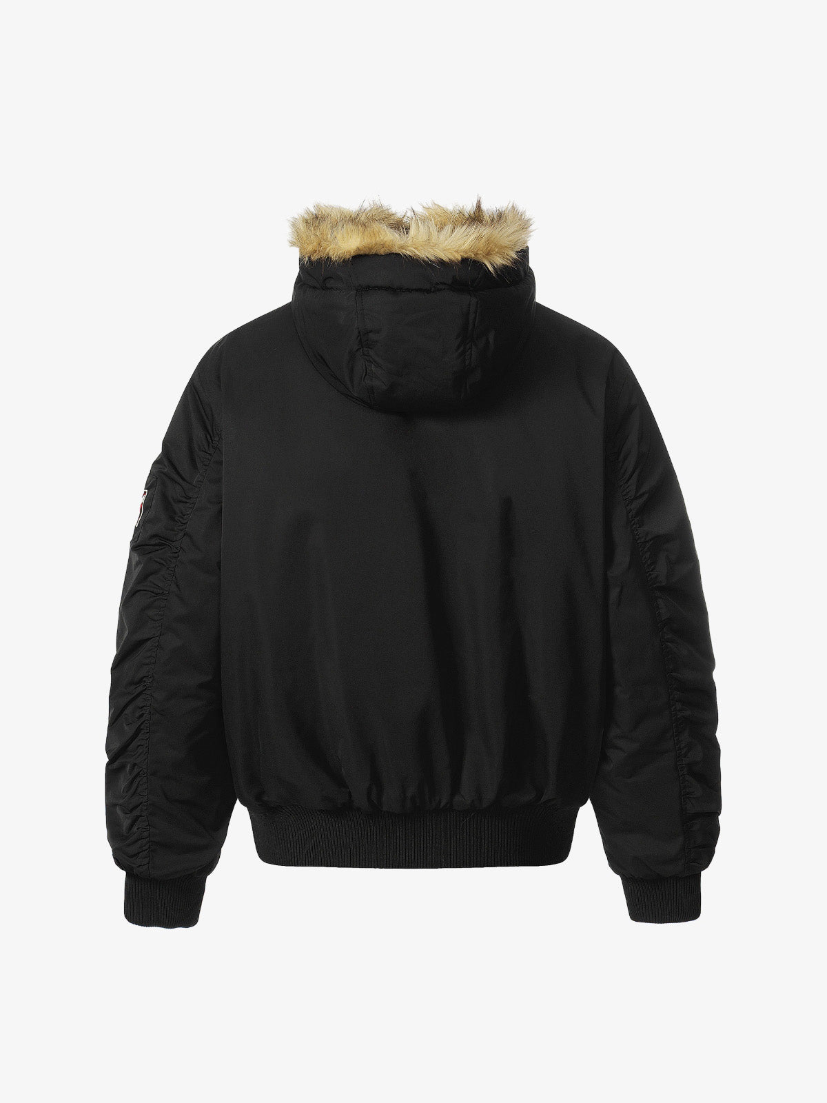 Winter Essential Puffer Jacket with Detachable Fur Hood - Perfect for Cold Weather 
