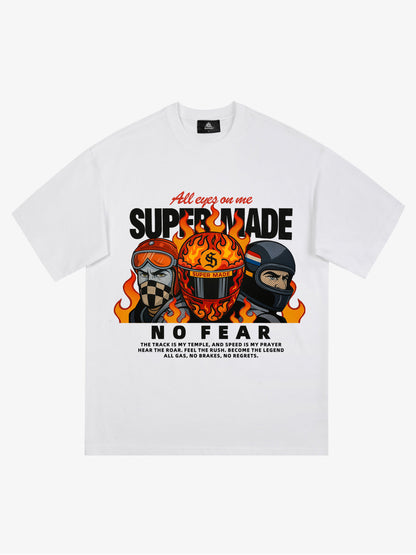 Motorcycle racing graphic T-shirt 