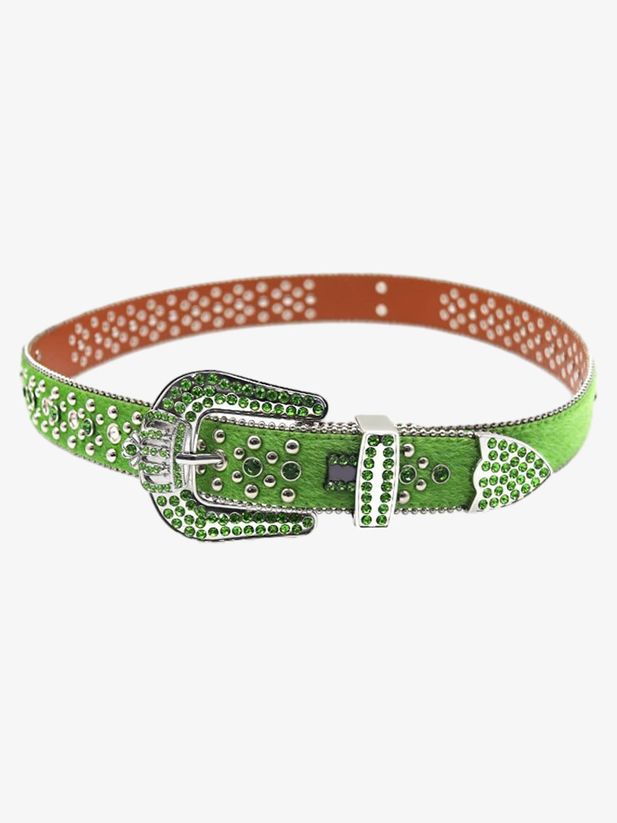 Street Hip Hop Rap-Embellished Belt