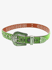 Street Hip Hop Rap-Embellished Belt