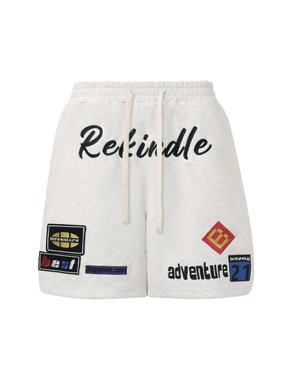 Street Graphic Drawstring Shorts 
