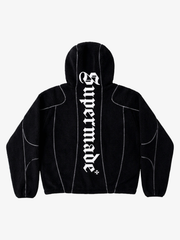 Contrast Stitch Fleece Hoodie Jacket