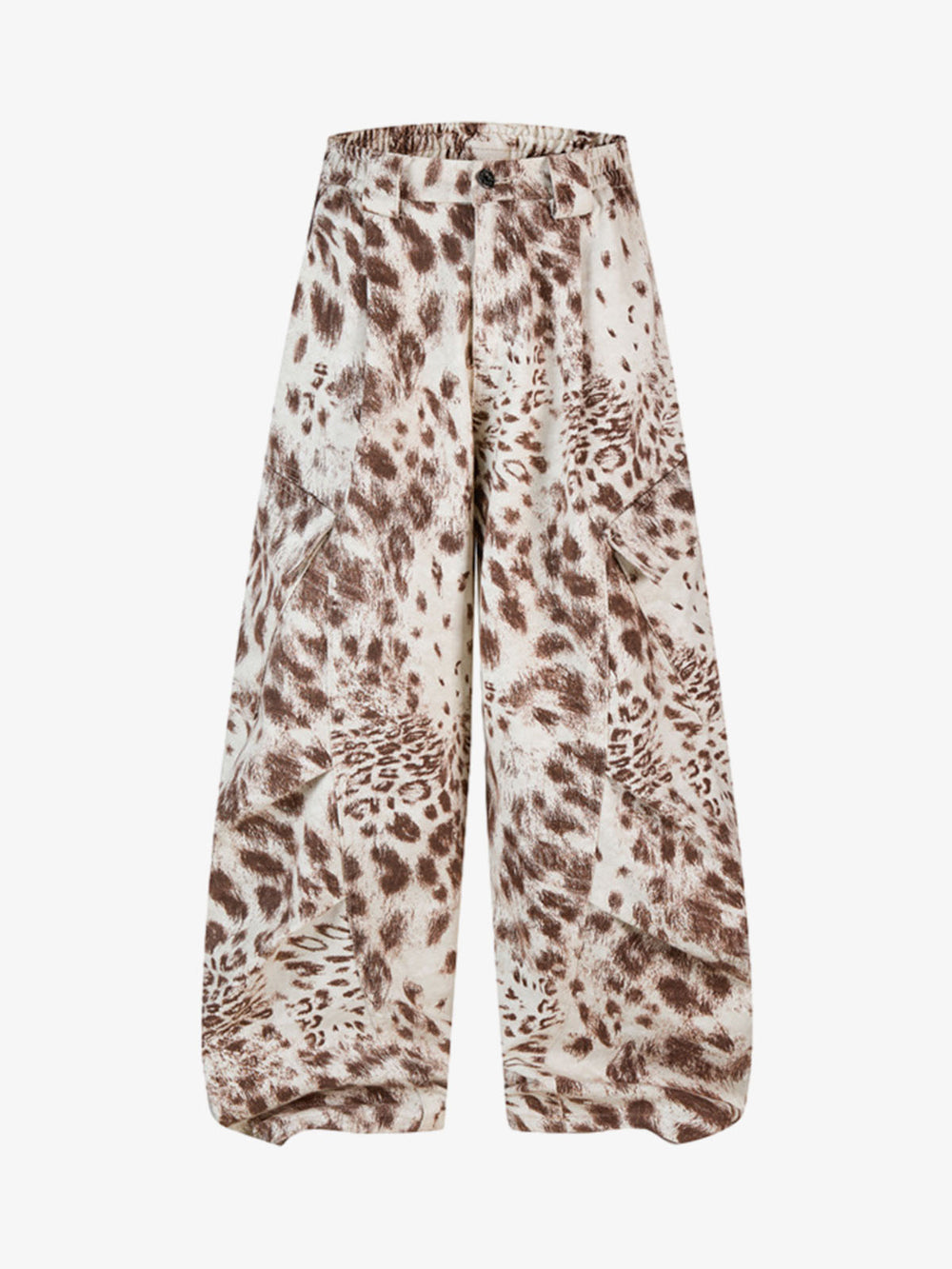 Leopard Curved Jeans