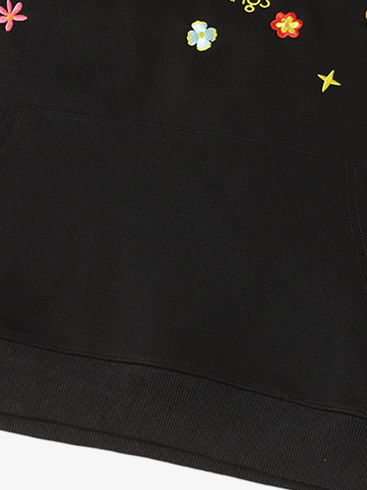 Embroidered Floral Hoodie for Casual Wear - Perfect for Spring and Fall 