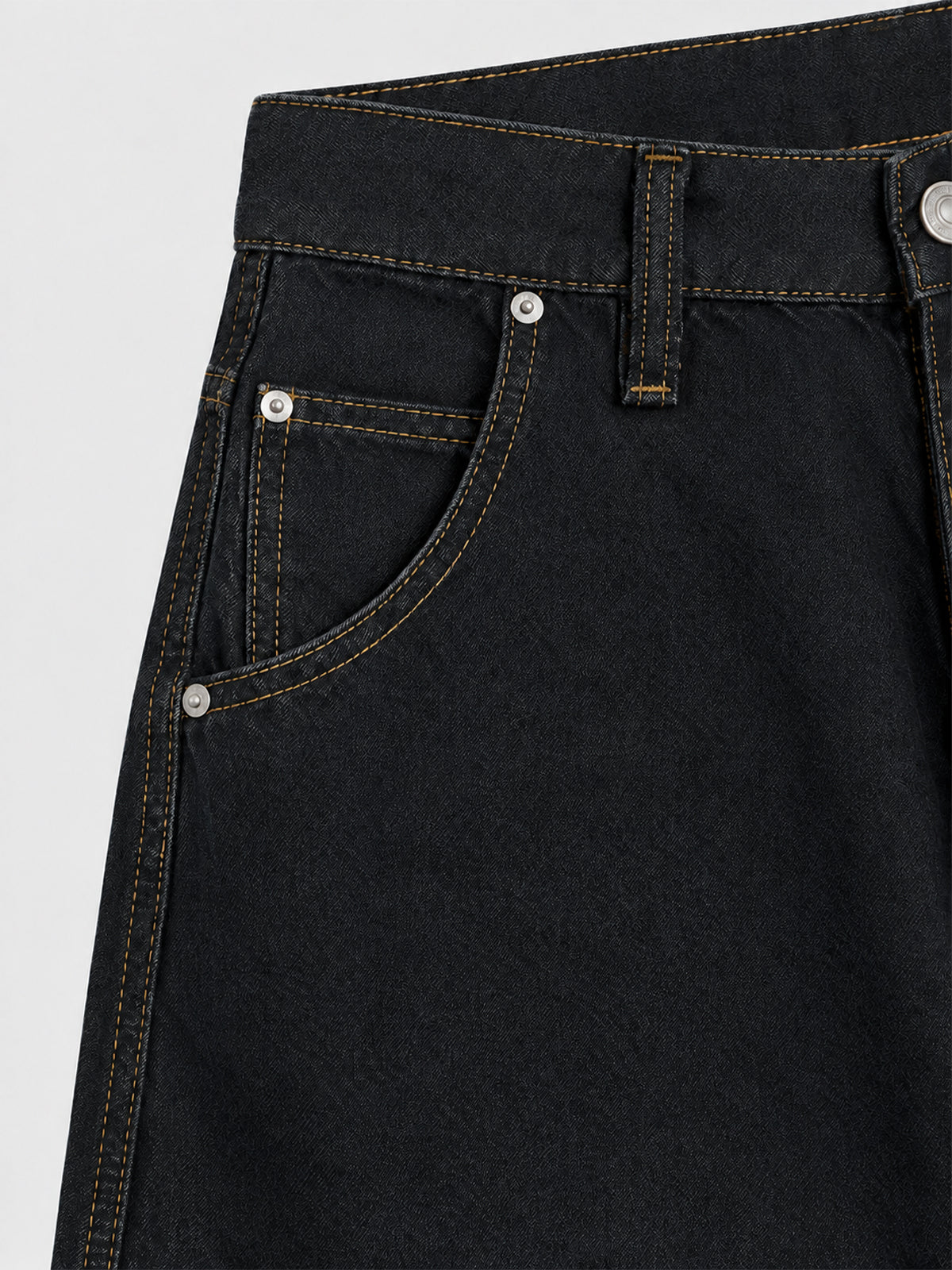 Patch Graphic Wide-Leg Jeans