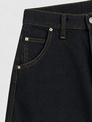 Patch Graphic Wide-Leg Jeans