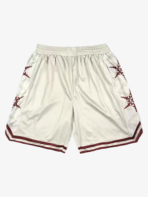 Geometric Star Panel Athletic Shorts 