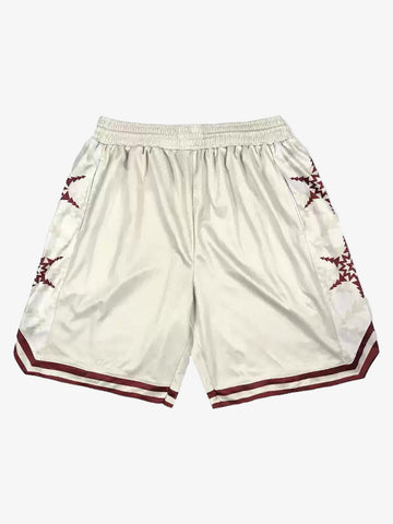 Geometric Star Panel Athletic Shorts 