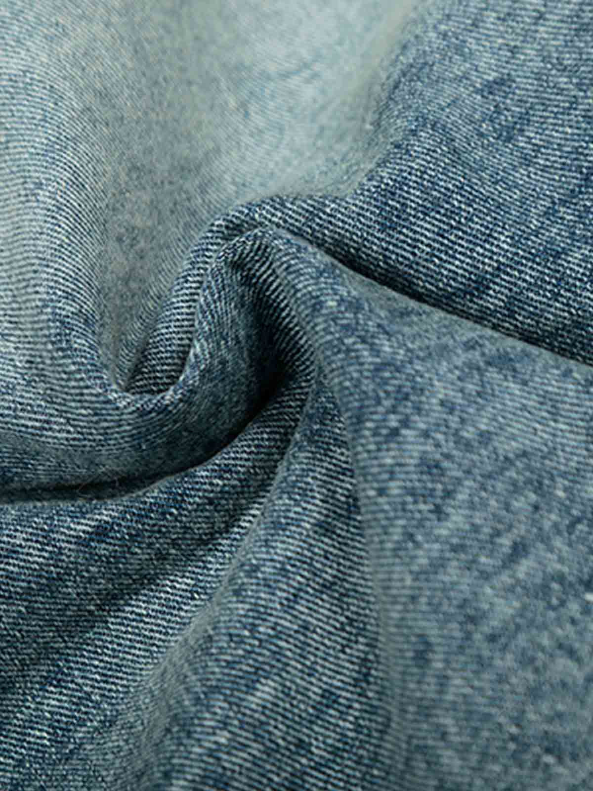 Stylish Denim Jacket with Faux Fur Trim for Men and Women - Perfect for Casual Outfits 