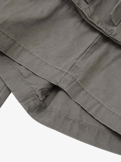 Multi-pocket Cargo Pleated Casual Jorts 
