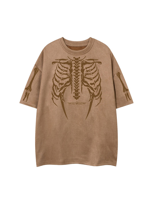 Skeleton Graphic Oversized T-Shirt 