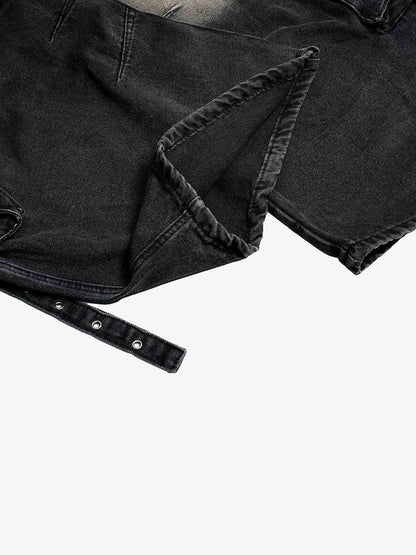 Deconstructed Multi-Pocket Cargo Jeans