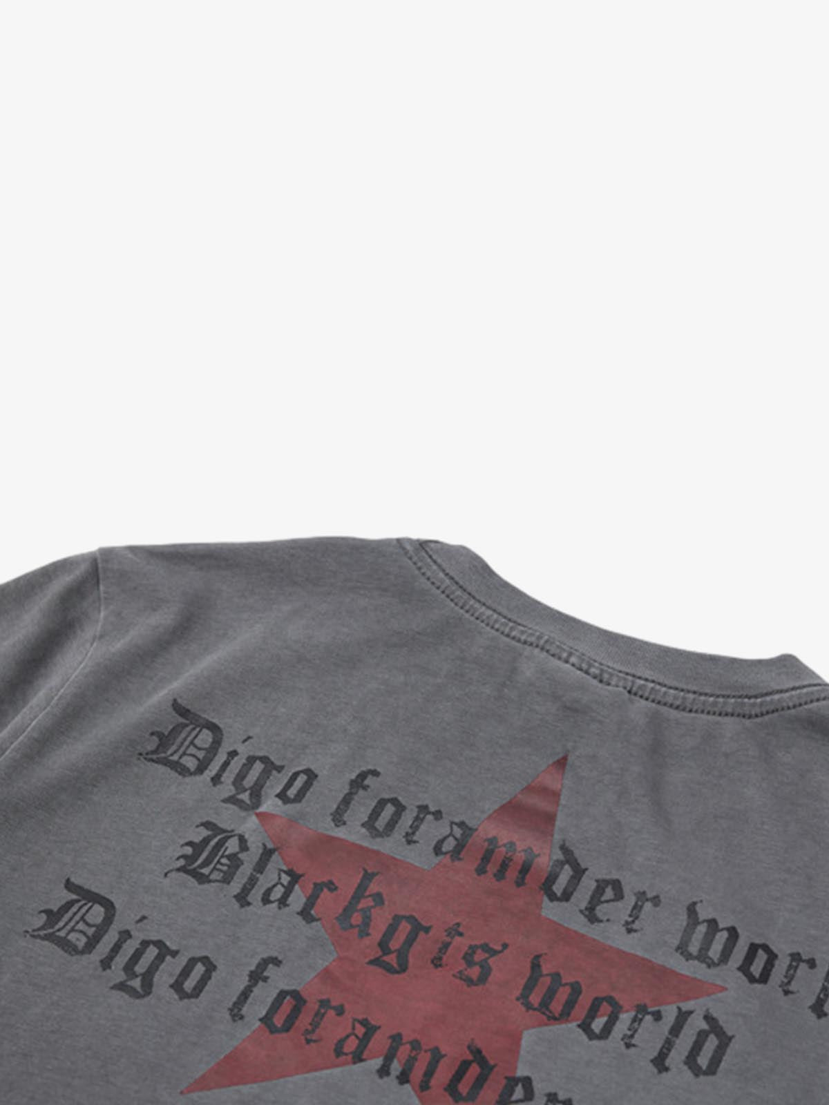 Cyber-Star Gothic Graphic T-Shirt 