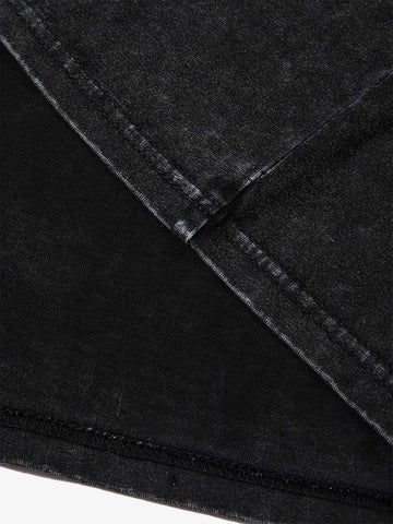 Cross Thorn Graphic Distressed Tee