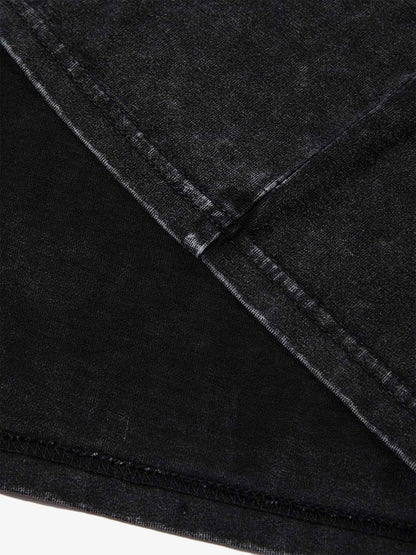 Cross Thorn Graphic Distressed Tee