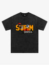Supermade Trendy Hip-Hop Monkey Graffiti Font T-Shirt 
