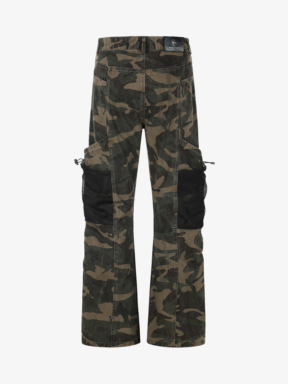 Camo Mesh Pocket Cargo Pants