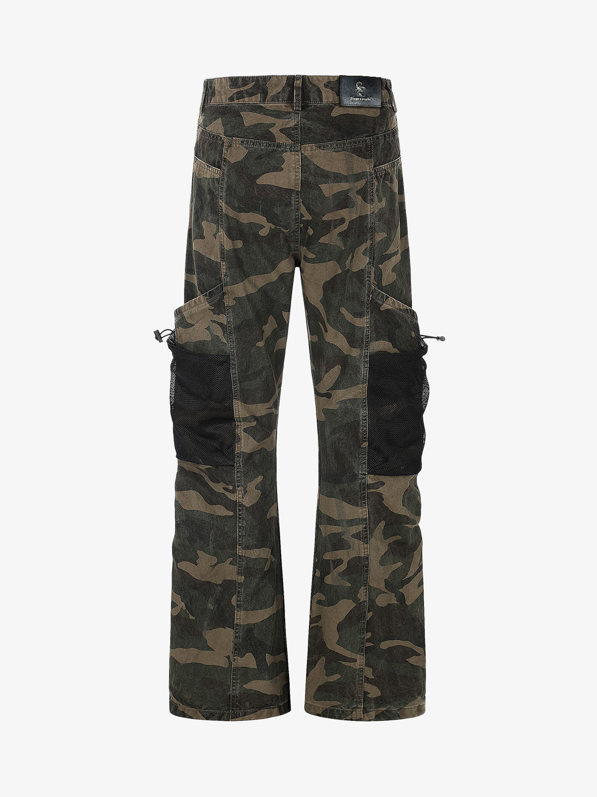 Camo Mesh Pocket Cargo Pants