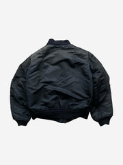 Scorpion Embroidered Washed Distressed Pilot Jacket
