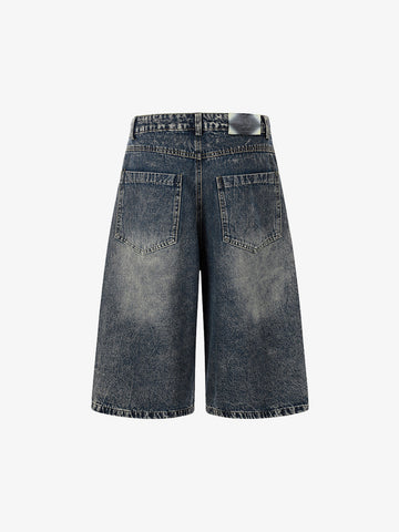 Star Patch Cropped Jeans