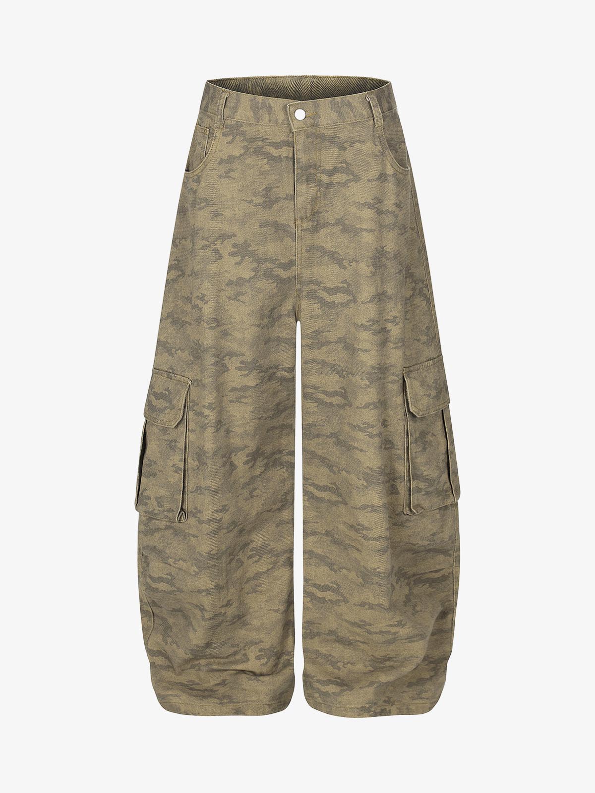 Camouflage Utility Cargo Shorts for Men - Perfect for Outdoor Adventures 
