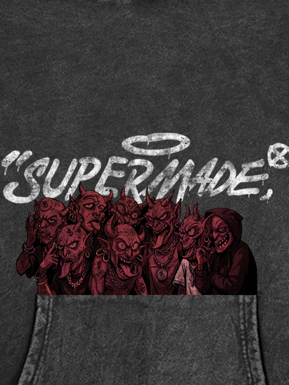 Thesupermade Dark Devil Maniac Hoodie 