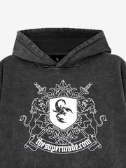 Scorpion Patch Washed Hoodie