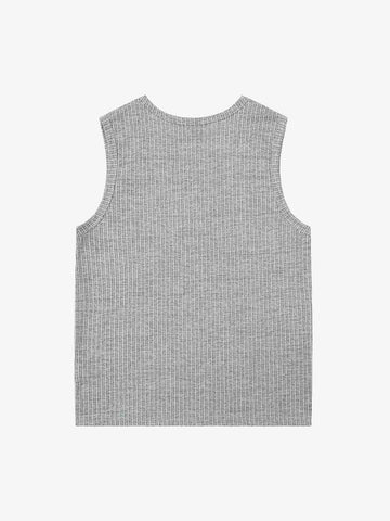 Ribbed Knit Long Sleeve T-Shirt – Soft Cotton Blend Base Layer