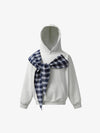 Plaid Patchwork Sweatshirt