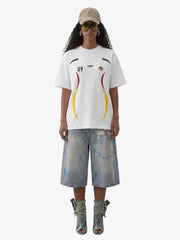 Retro 09 Graphic Crest Print T-Shirt 