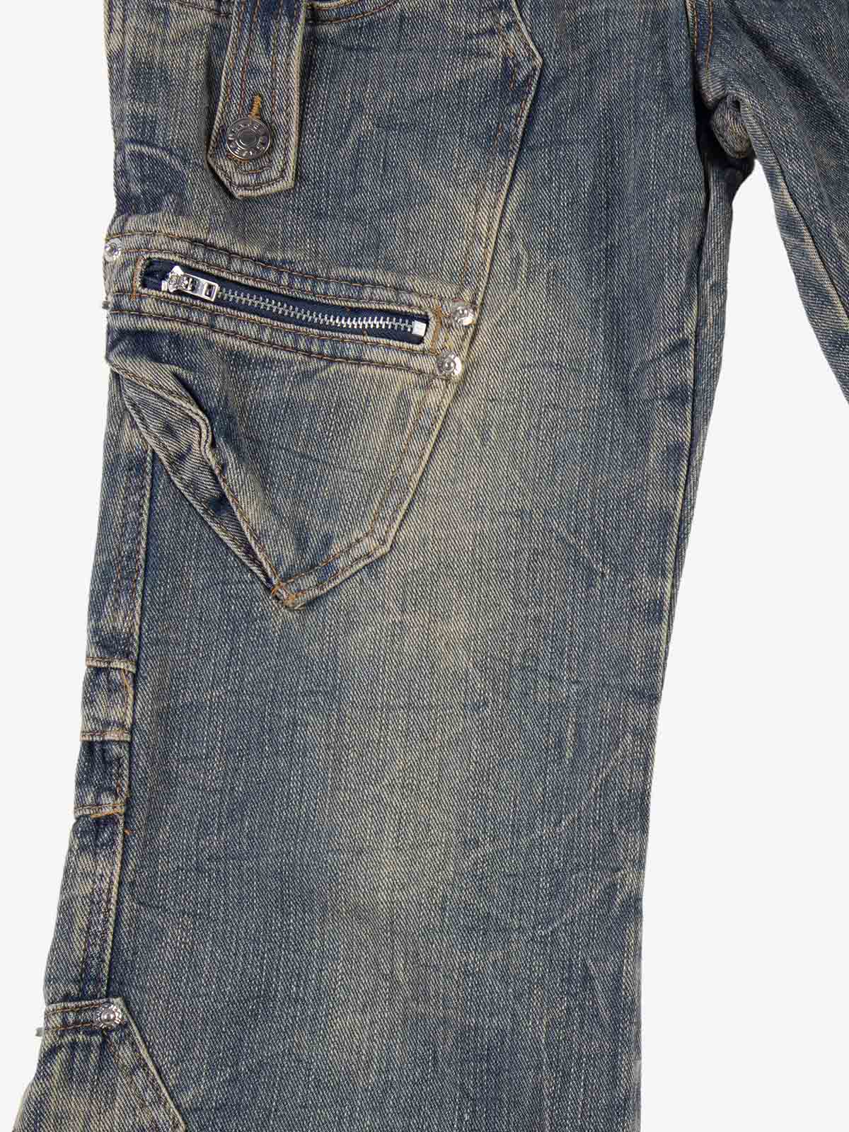 Stud Low-Rise Bootcut Jeans