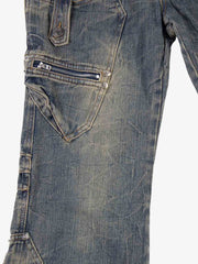 Stud Low-Rise Bootcut Jeans