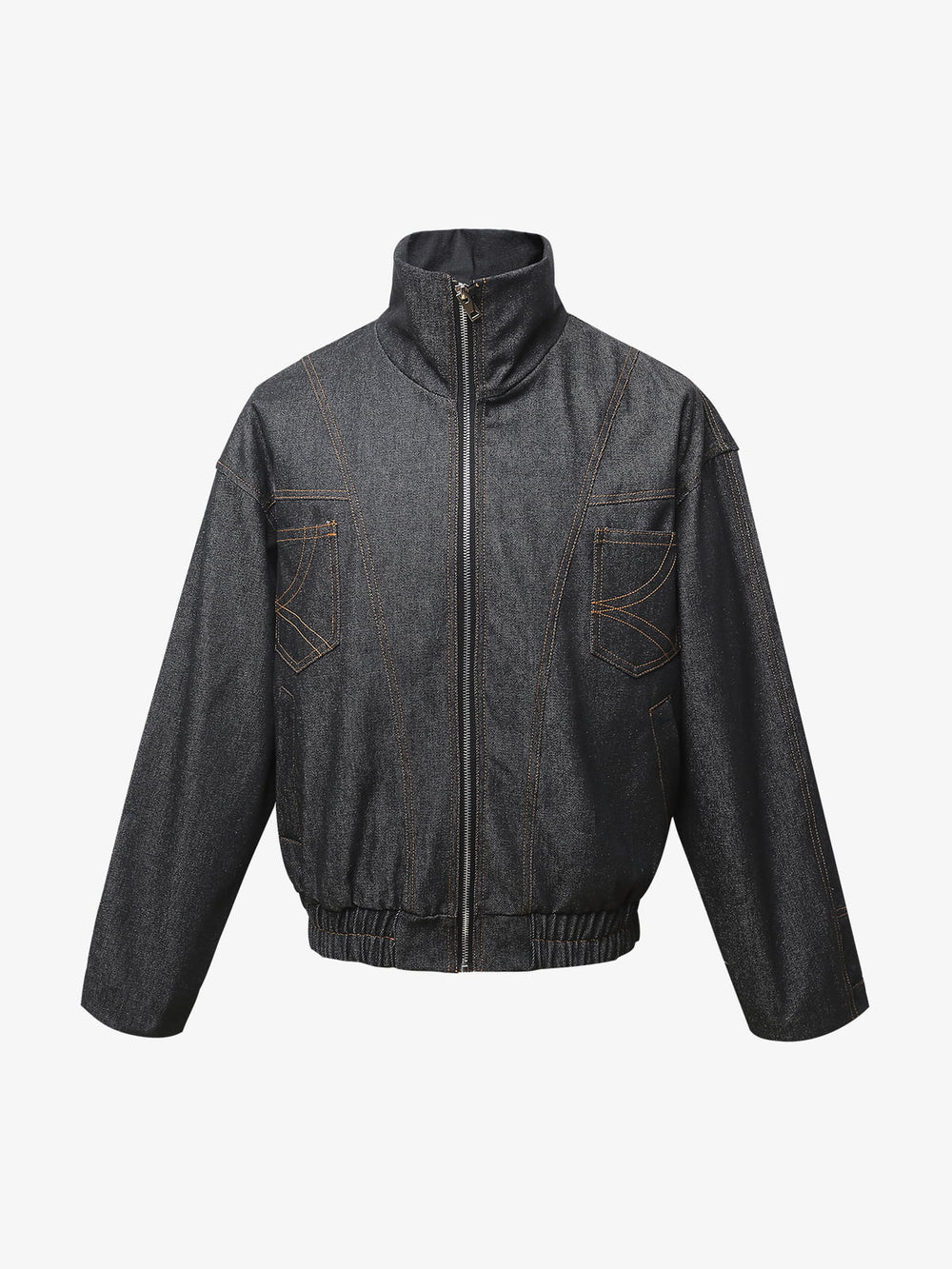 Washed Cropped Workwear Jacket