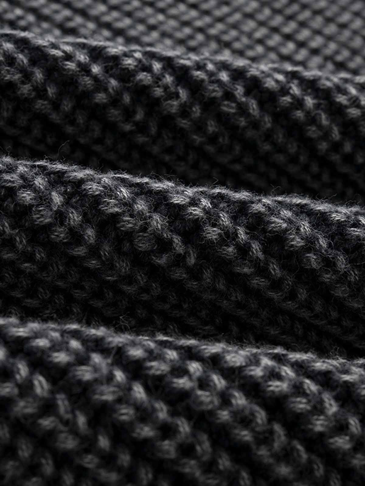 Vintage Chunky Zip Up Knit Jacket 