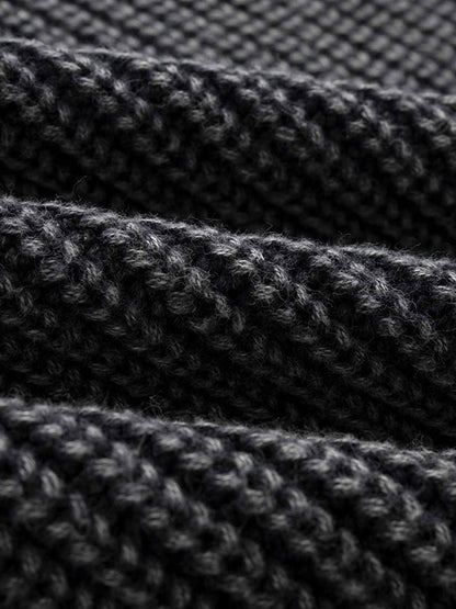 Vintage Chunky Zip Up Knit Jacket 