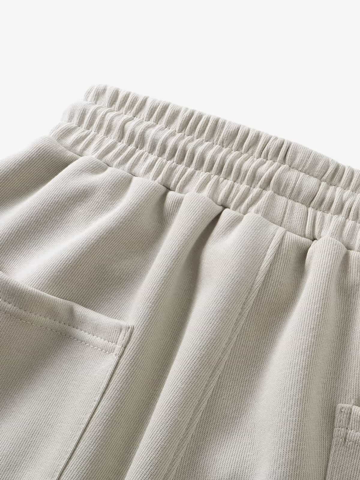 Tribal Print Wide Leg Sweatpants with Drawstring Waist 